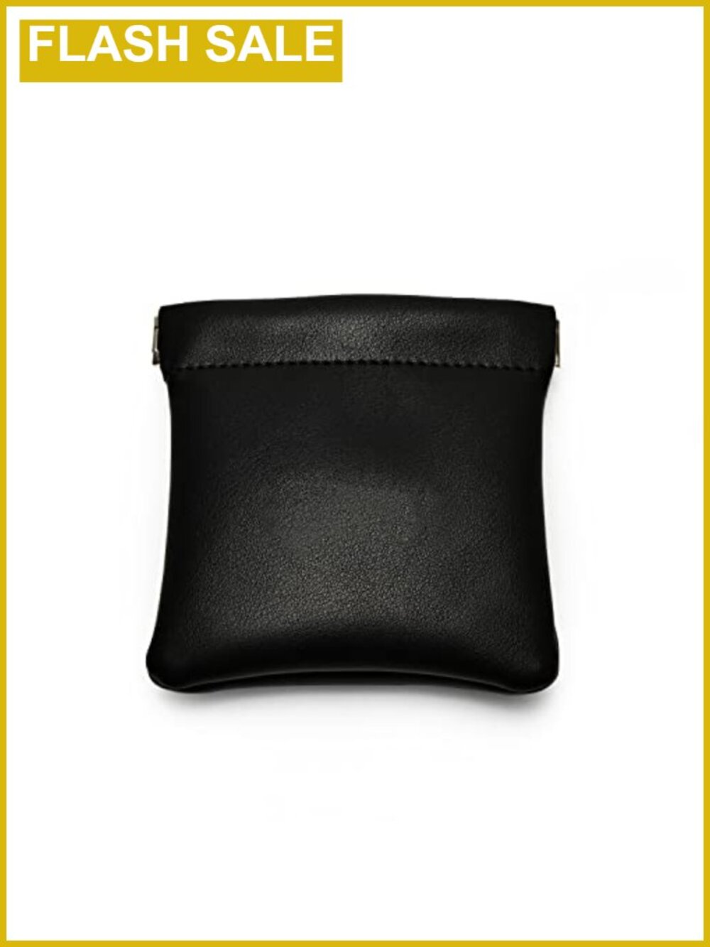 Black PU Leather Jewelry Pouch Portable Travel Storage Bag Rings Earrings